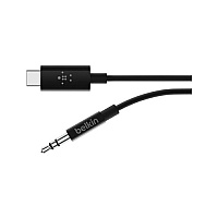 Belkin Usb-c To 3.5 Mm Audio Cable, 3 , Blk (F7U079BT03BLK)