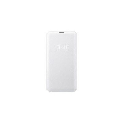 Samsung Gs10 E Led Wallet Cvr, White (EFNG970PWEGUS)