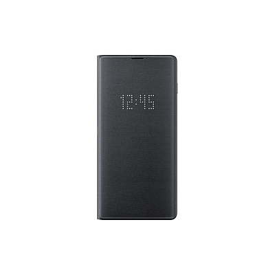 Samsung Gs10 + Led Wallet Cvr, Blk (EFNG975PBEGUS)