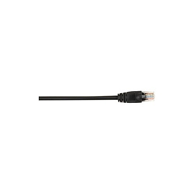 Black Box Cat5e 100-mhz Molded Snagless Stranded Ethernet Patch Cable - Unshielded (utp), Cm Pvc (rj45 M/m), Black, 25-ft. (7.6-m), 10-pack (CAT5EPC025BK10PK)