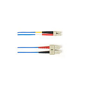 Black Box Os2 9/125 Singlemode Fiber Optic Patch Cable - Lszh, Sc To Lc, Blue, 1-m (3.2-ft.), Gsa, Taa, Non-returnable/non-cancelable (FOLZHSM01MSCLCBL)