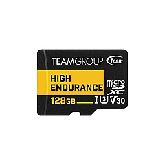 Tech Data Teamgroup Microsdxc High Endurance 128gb Uhs-i U3 V30 Memory Card With Adapter (THUSDX128GIV3002)