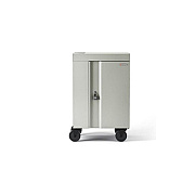 Bretford 20x Cube Cart Mini, Pre-wired Usb-c, Concrete (TVCM20USBCCT)