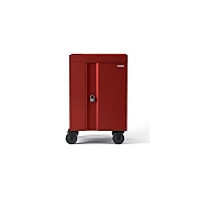 Bretford 20x Cube Cart Mini, Pre-wired Usb-c, Red (TVCM20USBCRED)