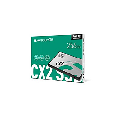Tech Data Teamgroup Cx2 2.5 256gb Sata Iii 3d Nand Internal Solid State Drive (ssd) Retail (T253X6256G0C101)