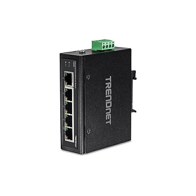 Trendnet 5-port Industrial Fast Ethernet Din-rail Switch (TIE50)
