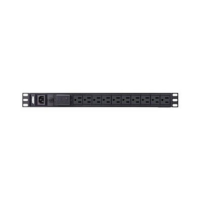 Aten 10 Outlets 15a Basic Pdu W/ Surge Protec (PE0110SA)