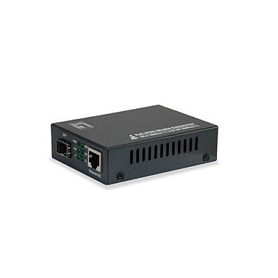 Corner Products Rj45 To Sfp Gigabit Media Converter Poe (GVT2012)