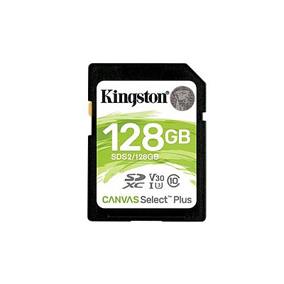 Kingston 128gb Sdxc Canvas Select Plus 100r C10 (SDS2/128GB)