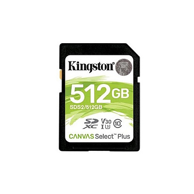 Kingston 512gb Sdxc Canvas Select Plus 100r C10 (SDS2/512GB)