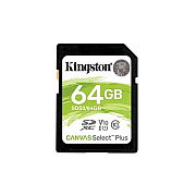 Kingston 64gb Sdxc Canvas Select Plus 100r C10 (SDS2/64GB)