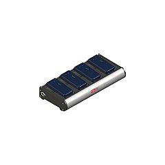 Global Technology Systems Two-way Radio Charger Harris P7100 P7200 (HCHP7104CHG)