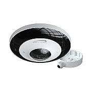Component Specialties 6mp Ip Indoor 360 Mini-dome Camera With Junction Box, White (O6MDP3)