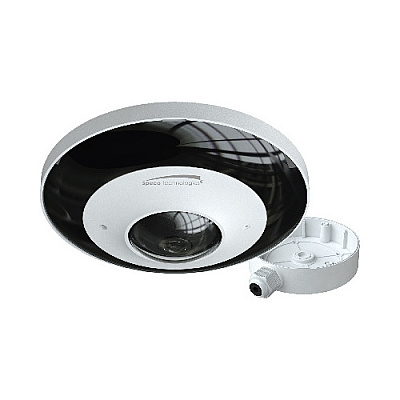 Component Specialties 6mp Ip Indoor 360 Mini-dome Camera With Junction Box, White (O6MDP3)