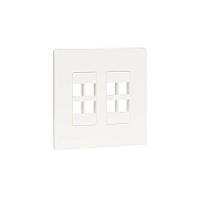 Tripp Lite Keystone Wall Plate 8-port Universal (N080208)
