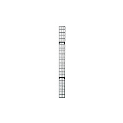 Middle Atlantic Products Forward 3inchw Wire Lace Fits 24u-27u1pc (FWDLACEWB32427)