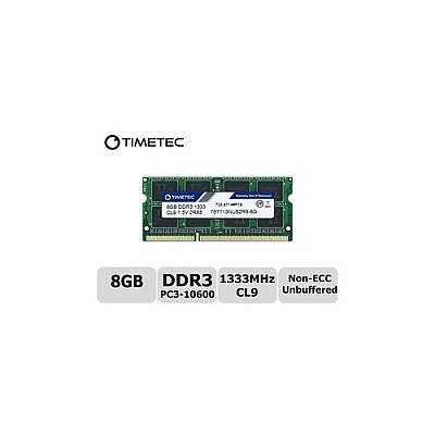 Team Research Ddr3 1333mhz 1.5v 204pin Sodimm 8gb (76TT13NUS2R88G)