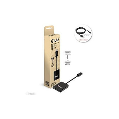 Club 3D Dp1.4 Mst Hub To Dual Hdmi 4k60hz M/f (CSV7200H)
