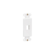 Tripp Lite Center Plate Insert Vertical 1-port (N042D001VWH)