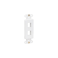 Tripp Lite Center Plate Insert Vertical 2-port (N042D002VWH)