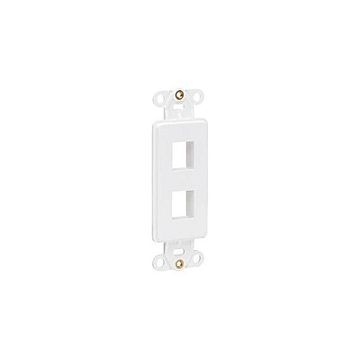 Tripp Lite Center Plate Insert Vertical 2-port (N042D002VWH)