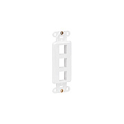 Tripp Lite Center Plate Insert Vertical 3-port (N042D003VWH)