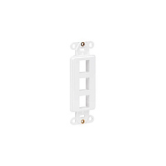 Tripp Lite Center Plate Insert Vertical 3-port (N042D003VWH)