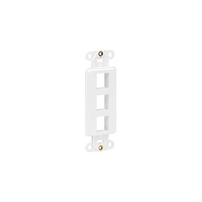 Tripp Lite Center Plate Insert Vertical 3-port (N042D003VWH)