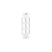 Tripp Lite Center Plate Insert Vertical 6-port (N042D006VWH)