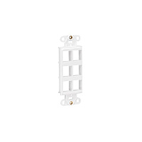 Tripp Lite Center Plate Insert Vertical 6-port (N042D006VWH)