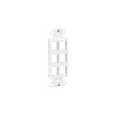 Tripp Lite Center Plate Insert Vertical 6-port (N042D006VWH)