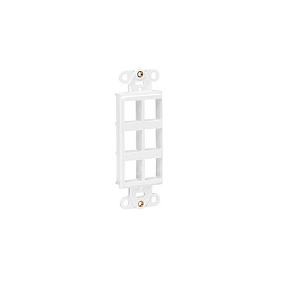 Tripp Lite Center Plate Insert Vertical 6-port (N042D006VWH)