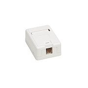 Tripp Lite Surface-mount Box Keystone Jack 1-port (N082001WH)