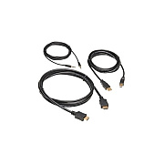 Tripp Lite Hdmi Kvm Cable Kit 4k Hdmi Black 6ft (P782006HA)