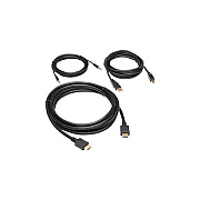 Tripp Lite Hdmi Kvm Cable Kit 4k Hdmi Black 10ft (P782010HA)