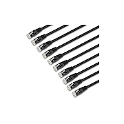 StarTech Cat6 Ethernet Cable Black 10pack 6ft Etl (C6PATCH6BK10PK)