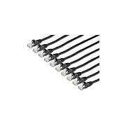 StarTech Cat6 Ethernet Cable Black 10pack 6ft Etl (N6PATCH6BK10PK)