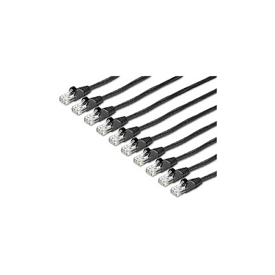 StarTech Cat6 Ethernet Cable Black 10pack 6ft Etl (N6PATCH6BK10PK)