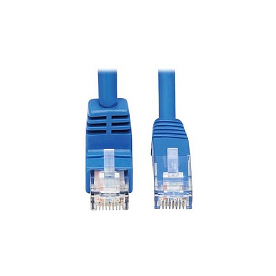 Tripp Lite Cat6 Down Right Angle Slim M/m Blue 20ft (N204015BLDN)