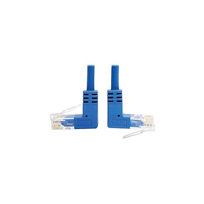 Tripp Lite Cat6 Cable Up/down Angle Slim Blue 10ft (N204S10BLUD)