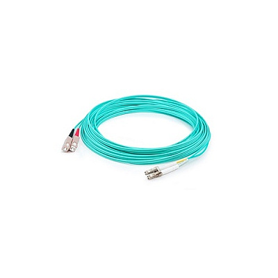 Add-On 3m Lc/sc M/m Om4 Aqua Fiber Patch Cbl (ADDSCLC3M5OM4P)
