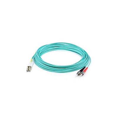 Add-On 1ft Lc/st M/f Om4 Aqua Patch Cbl (ADDSTLC03M5OM4)