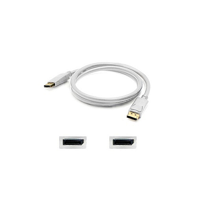 Add-On 3m Dp M/m White Cbl (DISPLAYPORT1FW)