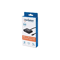 Manhattan - Strategic Usb-c To Vga Converter With Pd Port (153430)