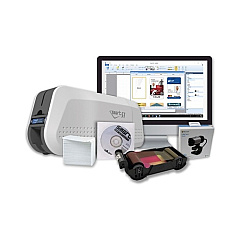 Brady People ID Smart 51d Dual-sided Card Printer Bundle (IDP651399B)