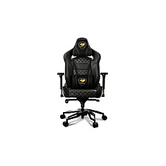 Compucase Ultimate Gaming Chair, Faux Suede Black (ARMORTITANP RYL)