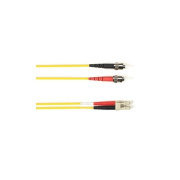 Black Box Om4 50/125 Multimode Fiber Optic Patch Cable - Ofnp Plenum, St To Lc, Yellow, 5-m (16.4-ft.), Gsa, Taa, Non-returnable/non-cancelable (FOCMPM4-005M-STLC-YL)