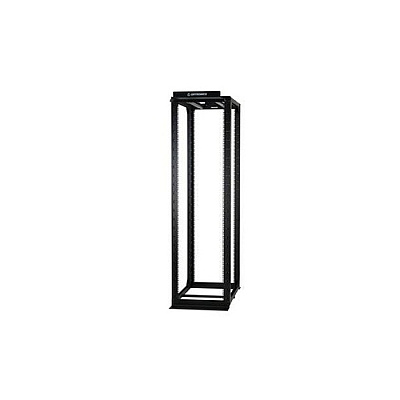 Leviton Mm20,4post 42 Adj Rack 7ft,3/8 Sq,bk (MM20742ADJ38B)