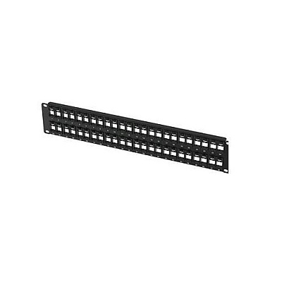 Leviton 48port,blk,flsh Bez,keystne Jck Pnl 2ru (SPKFBU48)
