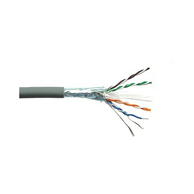Black Box Cat6 400-mhz Solid Ethernet Bulk Cable - Shielded (f/utp), Lszh, Green, 1000-ft. (304.8-m) Pull-box, Taa (EYNLSF642AWP000)